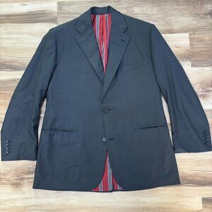 Brooks Brothers Blazer Mens 40 Custom Made Gray Wool Sport Jacket 2 Button